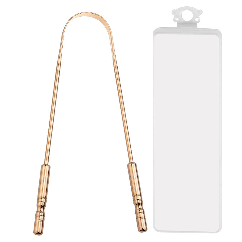 Grattoir pour Langue Inox - Élimine la Mauvaise Haleine | LaBoucheClaire